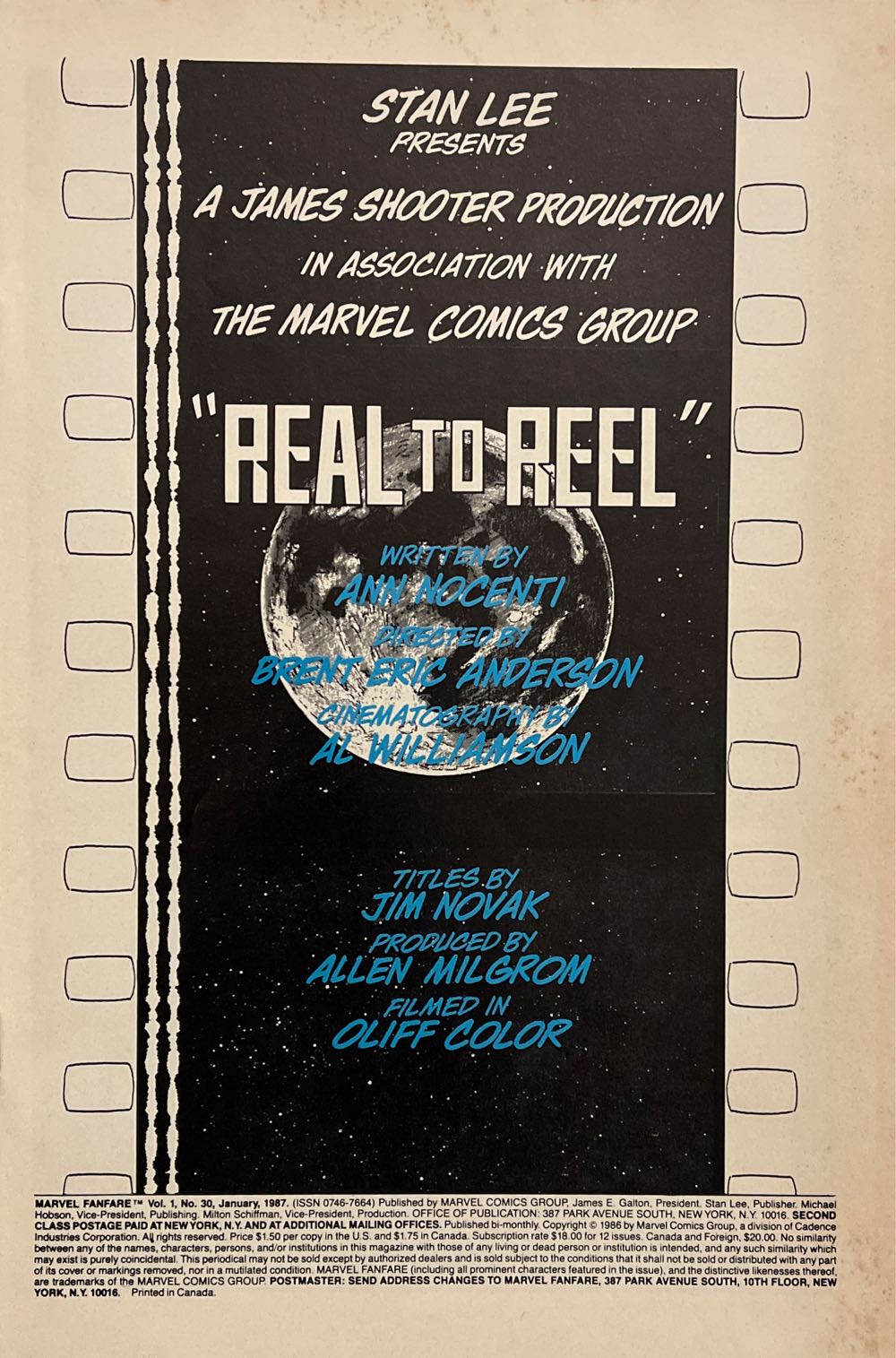 Marvel Fanfare #30 - Marvel Comics (30 - 01/1987) comic book collectible - Main Image 3