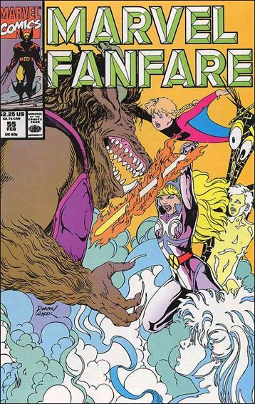 Marvel Fanfare - Marval Comics (55 - Feb 1990) comic book collectible - Main Image 1