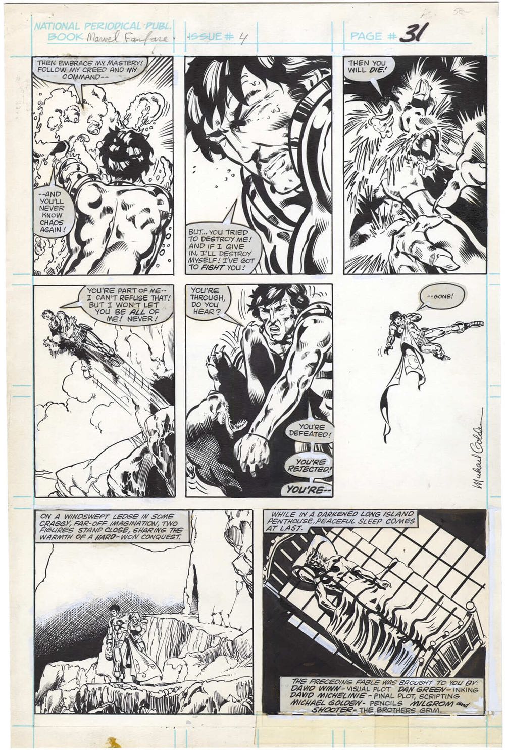 Marvel Fanfare 31 - Marvel Comics (31 - 03/1987) comic book collectible [Barcode 759606043491] - Main Image 3