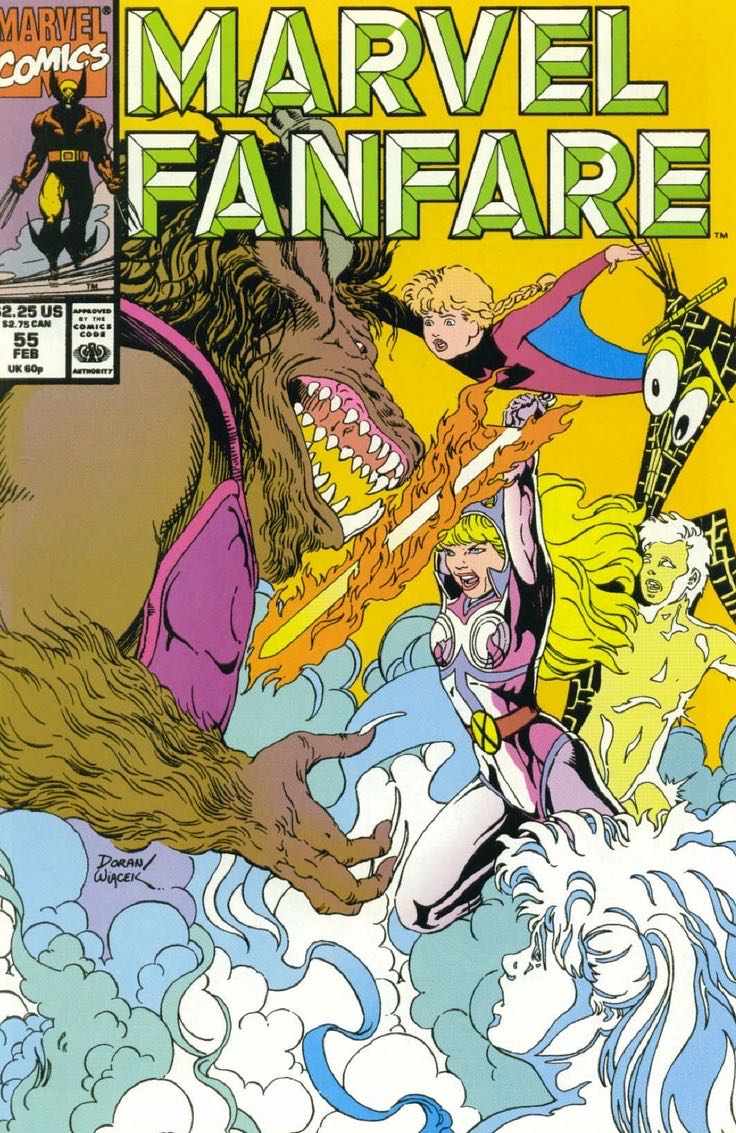 Marvel Fanfare - Marvel (50 - Apr 1990) comic book collectible [Barcode 759606043491] - Main Image 4