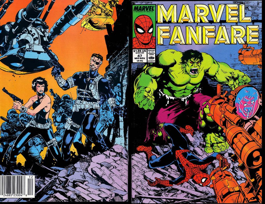 Marvel Fanfare - Marvel Comics (47 - Dec 1989) comic book collectible [Barcode 759606043491] - Main Image 2
