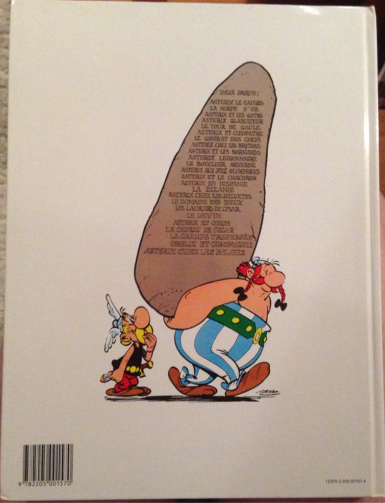 Astérix 6 Astérix et Cléopâtre  - Dargaud (6 - Dec 1995) comic book collectible [Barcode 9782205001570] - Main Image 2