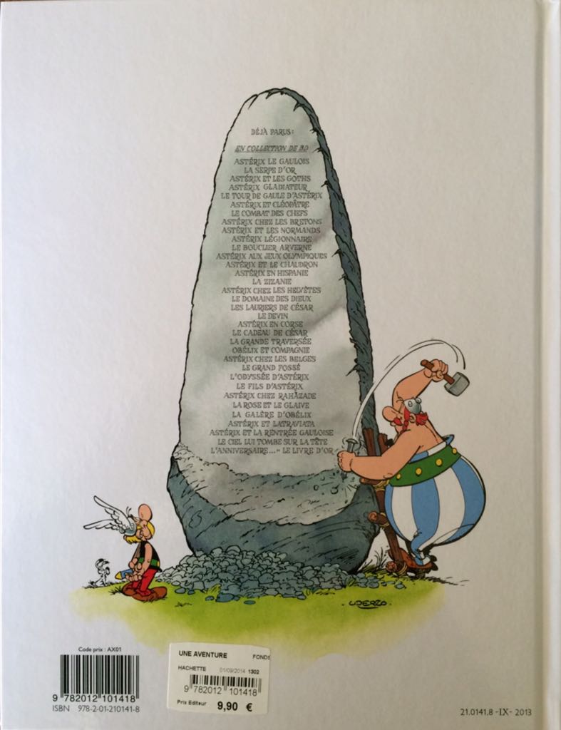Astérix Et Les Normands - Hachette (9) comic book collectible [Barcode 9782012101418] - Main Image 2