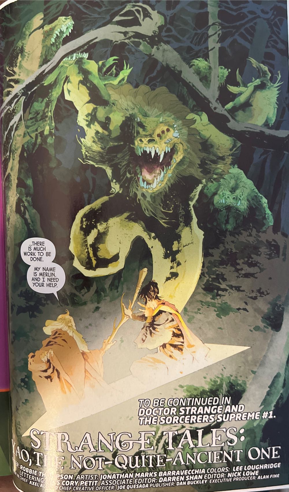 Doctor Strange - Marvel Comics (Annual 1 - Nov 2016) comic book collectible [Barcode 75960608572900111] - Main Image 3