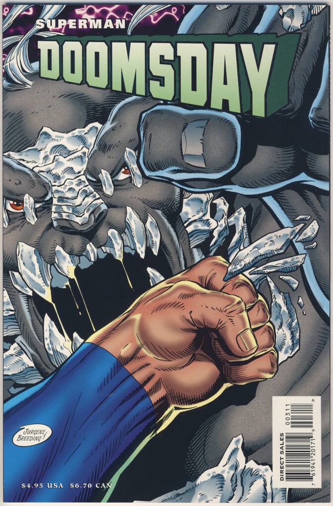 Superman/Hunter Prey - DC Comics (3 - Feb 1994) comic book collectible [Barcode 6194120171] - Main Image 2