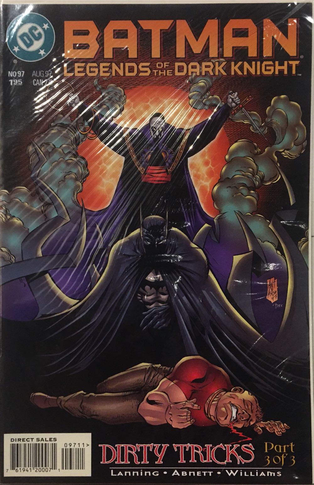 Batman: Legends Of The Dark Knight - DC Comics (97 - Aug 1997) comic book collectible [Barcode 76194120007109711] - Main Image 2