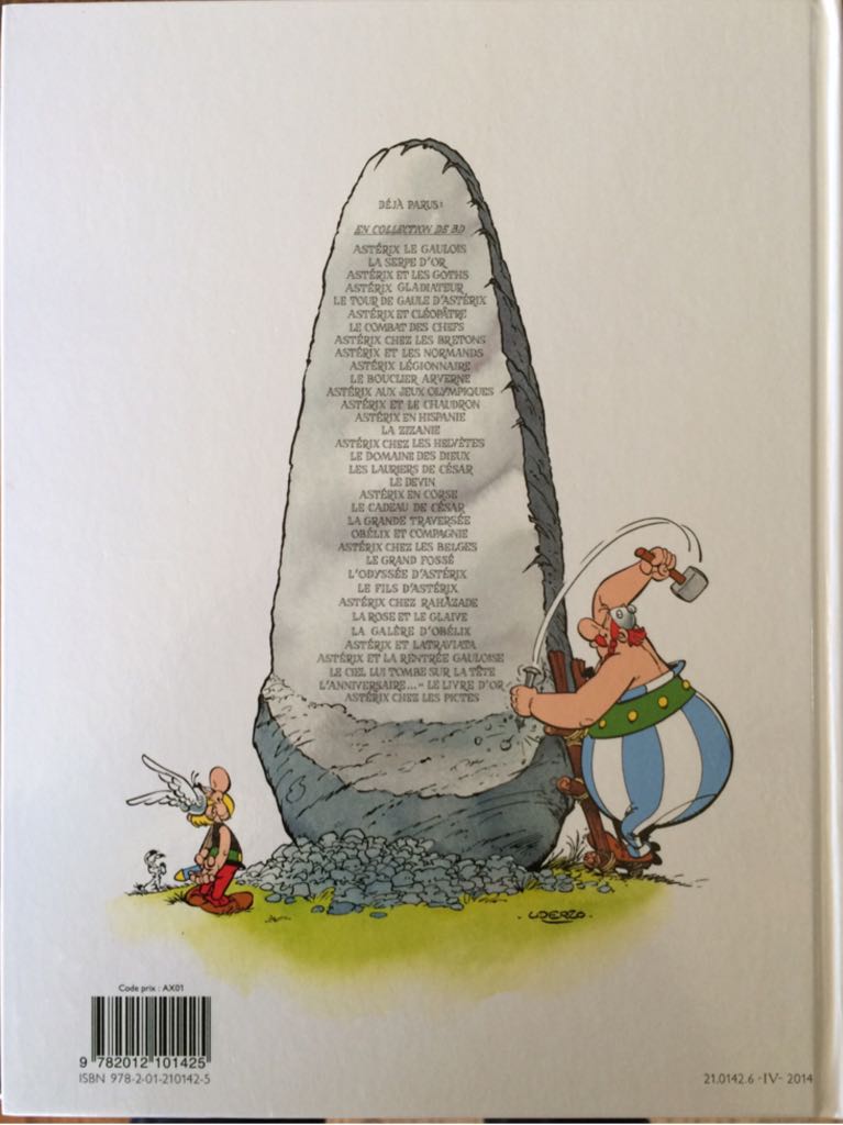 Asterix legionnaire - Hachette (10) comic book collectible [Barcode 9782012101425] - Main Image 2