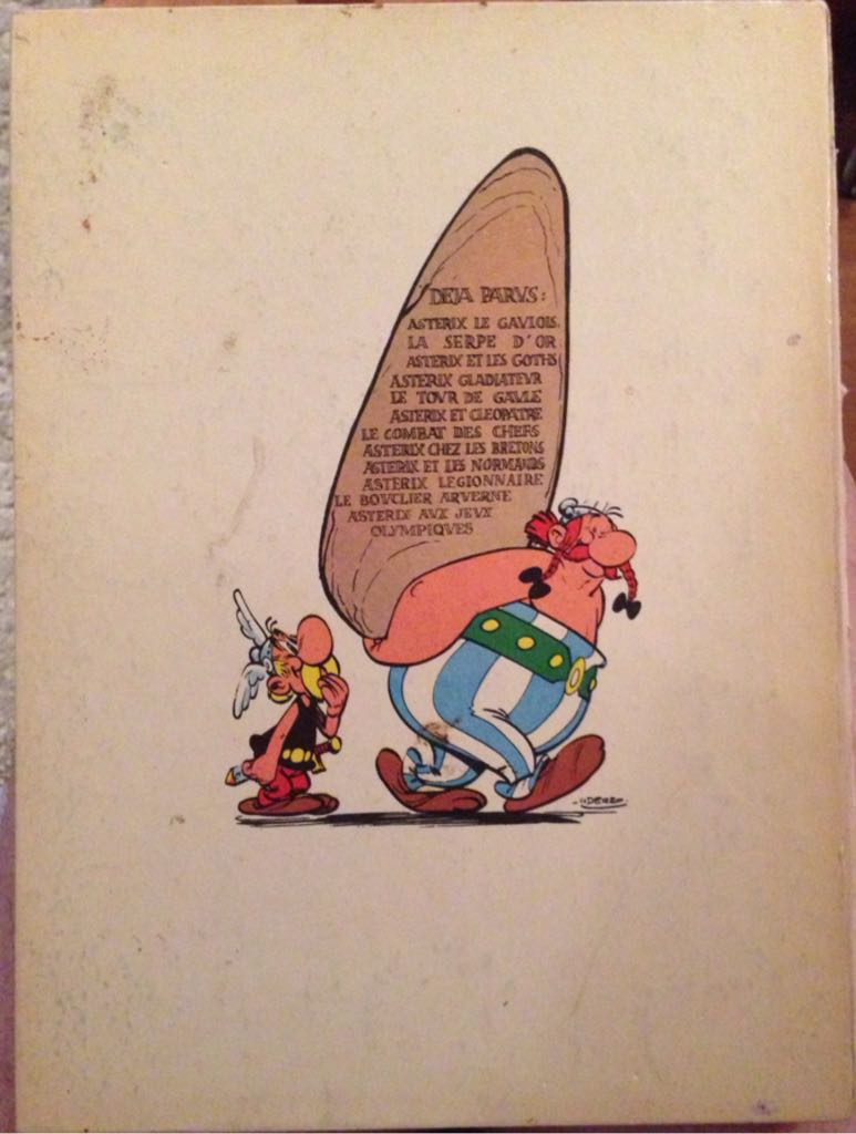 Astérix aux jeux Olympiques - Dargaud S.A. (12) comic book collectible [Barcode 9782205003208] - Main Image 2