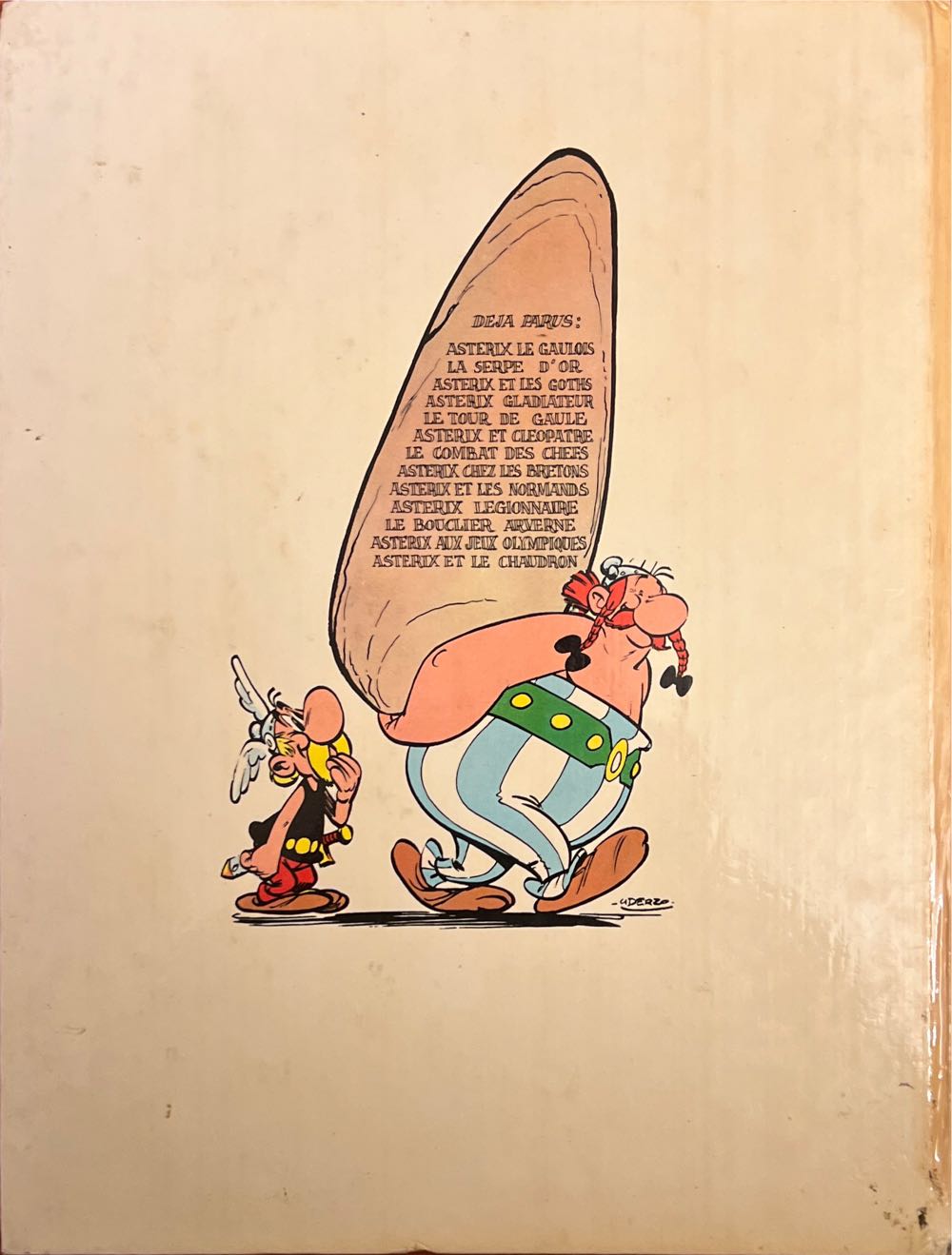 Astérix Hachette T13 Asterix et le chaudron  (13 - Nov 1969) comic book collectible [Barcode 9782012100138] - Main Image 2