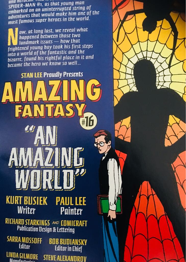 Amazing Fantasy Spiderman - Marvel (16 - 12/1995) comic book collectible [Barcode 9788439552680] - Main Image 2