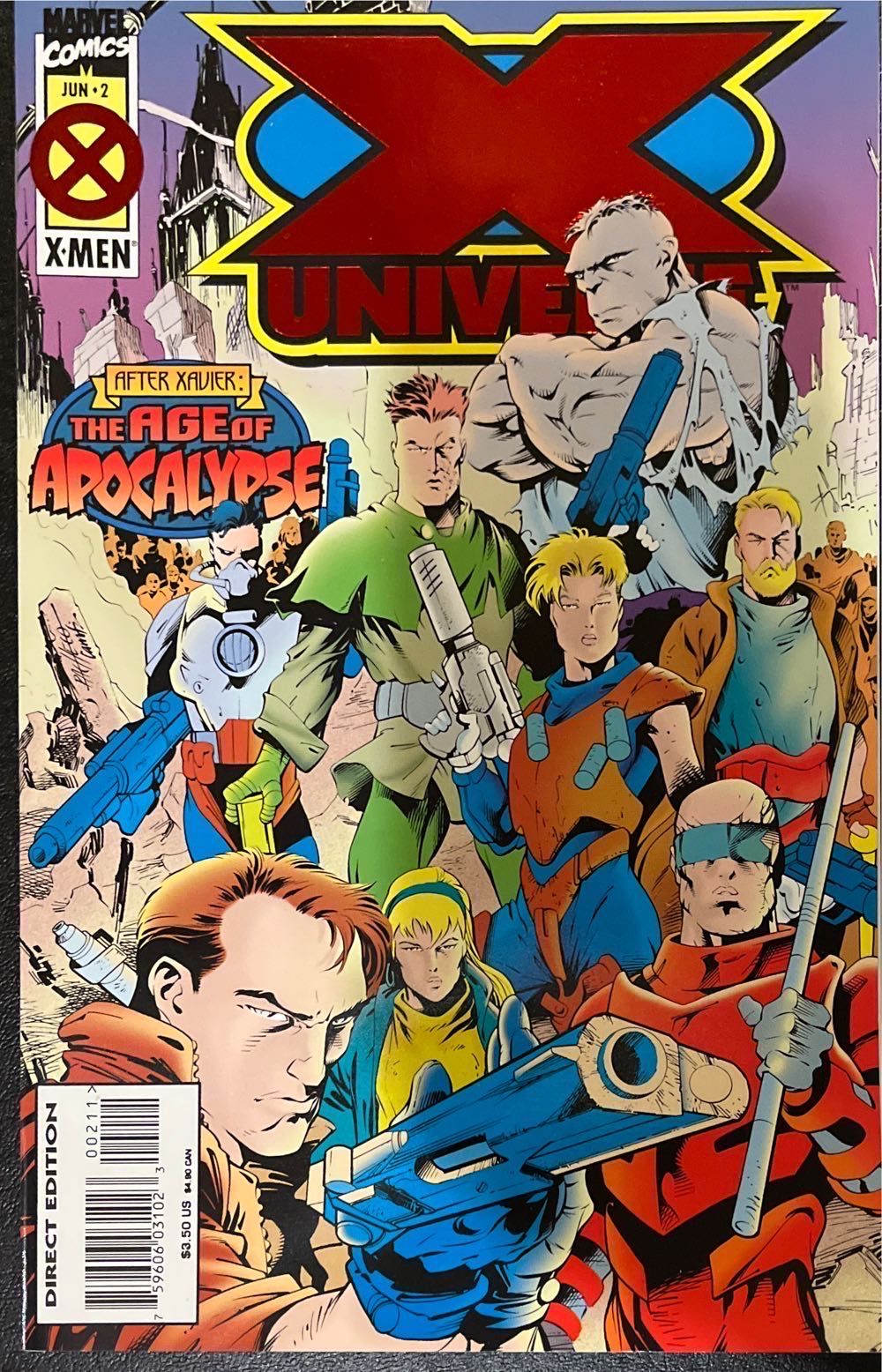 X-Universe - Marvel Comics (1 - May 1995) comic book collectible [Barcode 75960603102300111] - Main Image 2