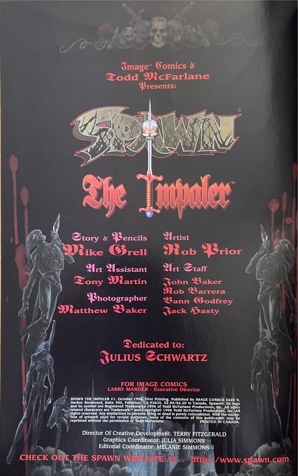 Spawn The Impaler - Image Comics (1 - Oct 1996) comic book collectible - Main Image 2