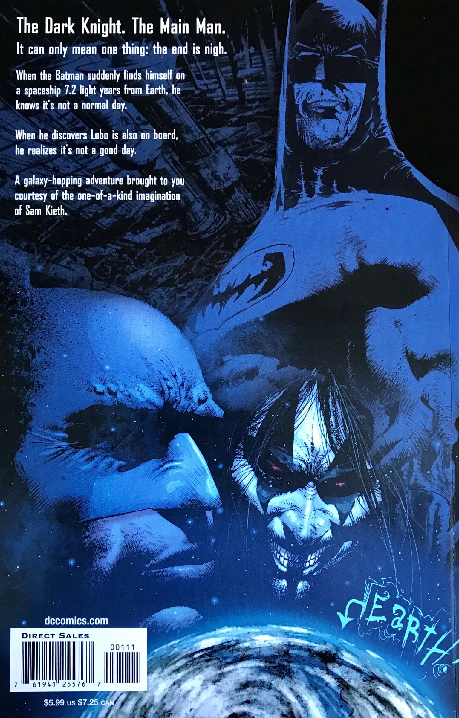 Batman/Lobo: Deadly Serious (2007) - DC (Detective Comics) (1 - Oct 2007) comic book collectible [Barcode 761941255767] - Main Image 2