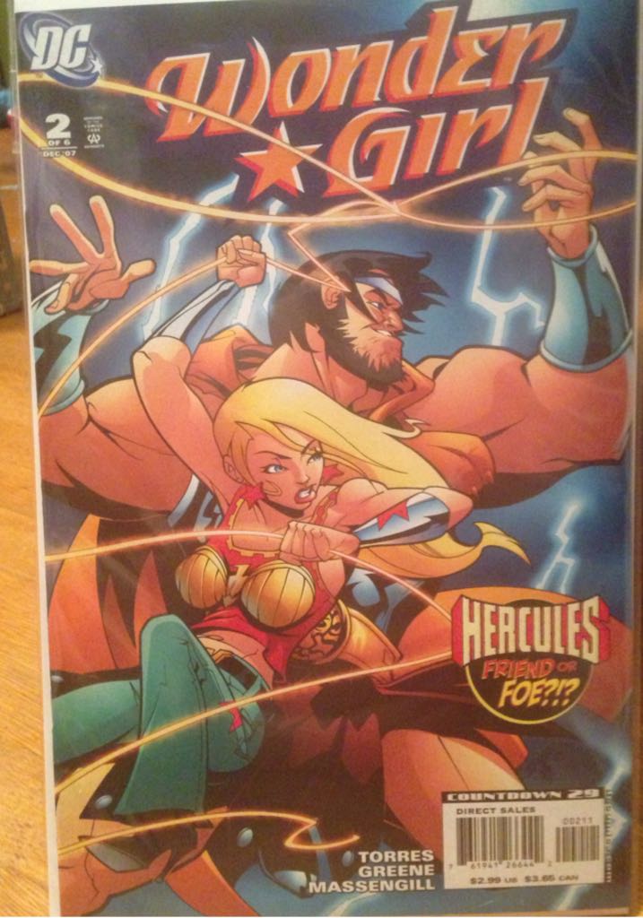 Wonder Girl - DC Comics (2 - Dec 2007) comic book collectible [Barcode 76194126644200211] - Main Image 1