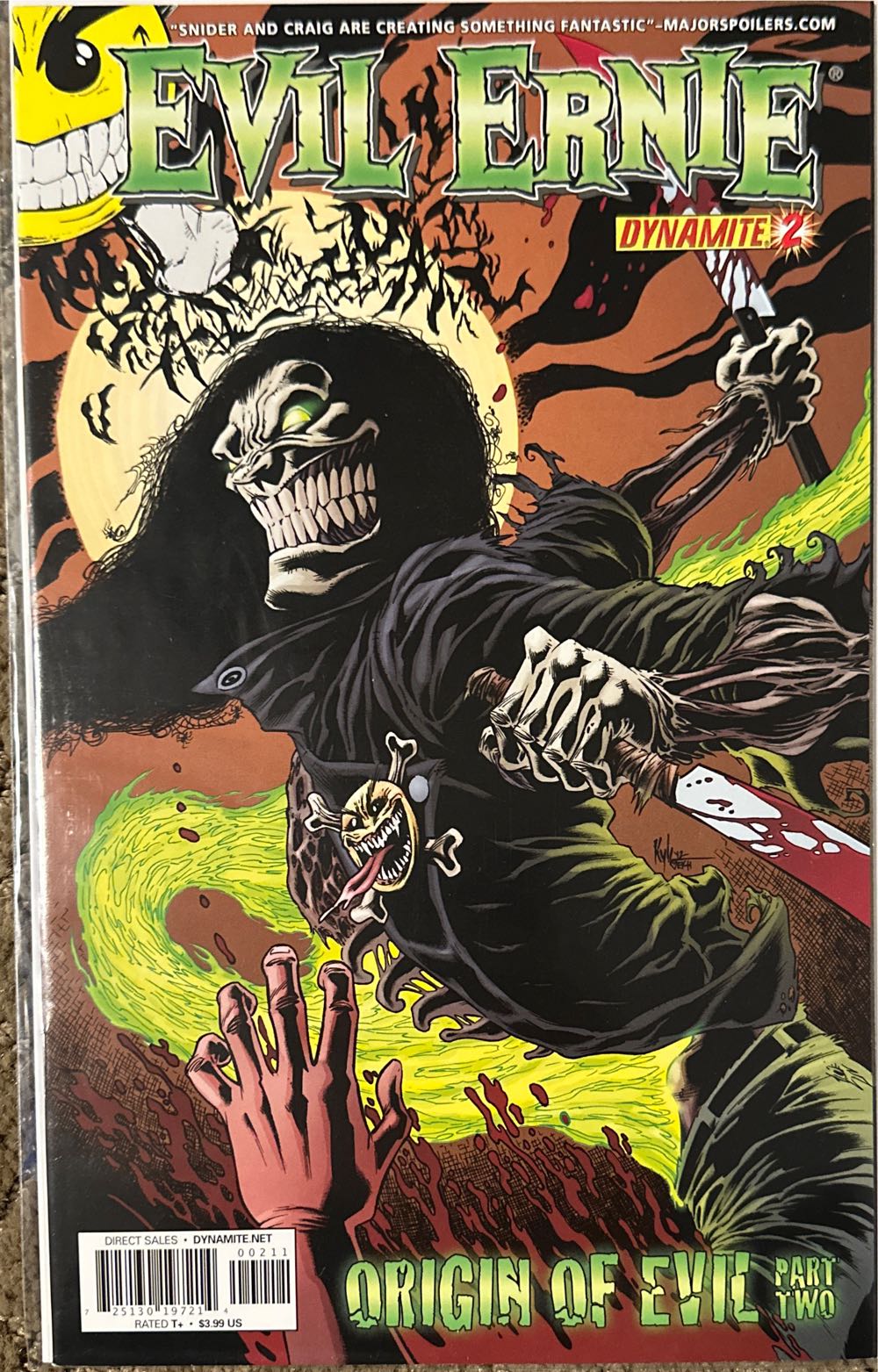 Evil Ernie - Dynamite (1) comic book collectible [Barcode 725130197214] - Main Image 2