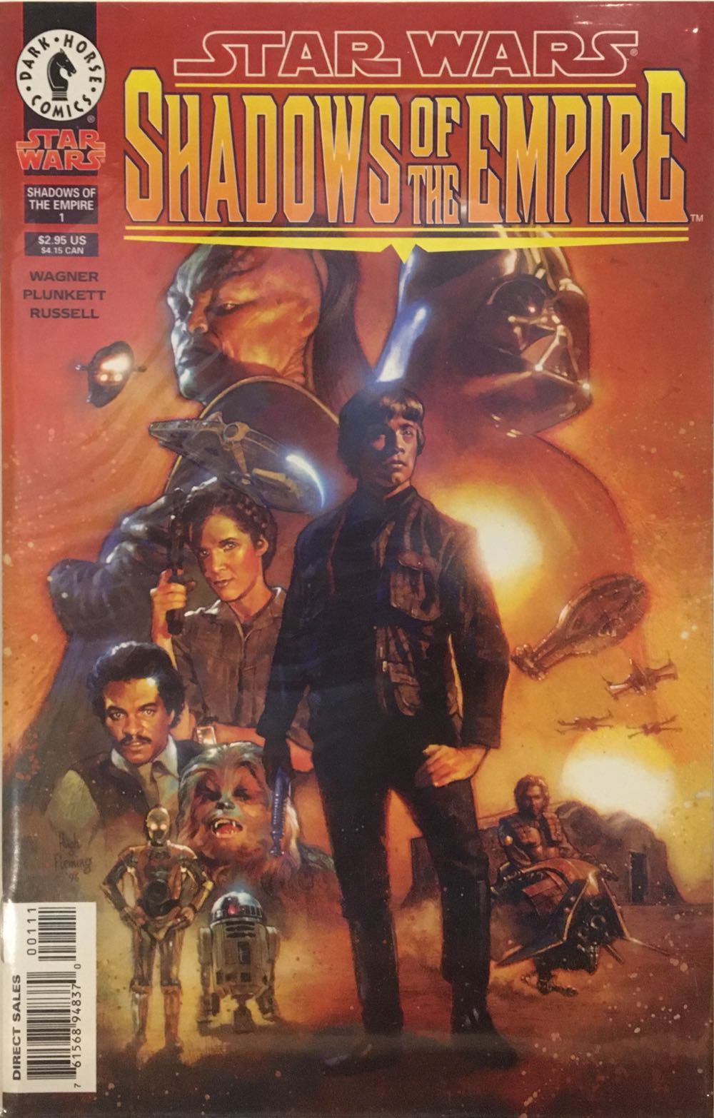 Star Wars: Shadows of the Empire - Dark Horse Comics (1 - May 1996) comic book collectible [Barcode 761568948370] - Main Image 2