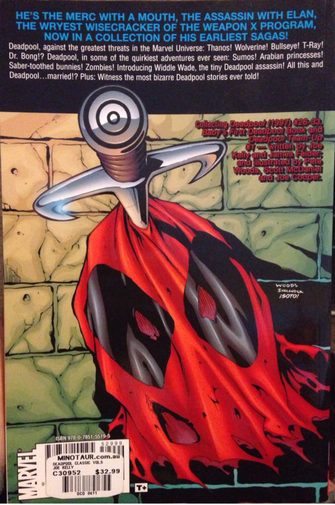 Deadpool Classic - Marvel (5) comic book collectible [Barcode 9780785155195] - Main Image 2