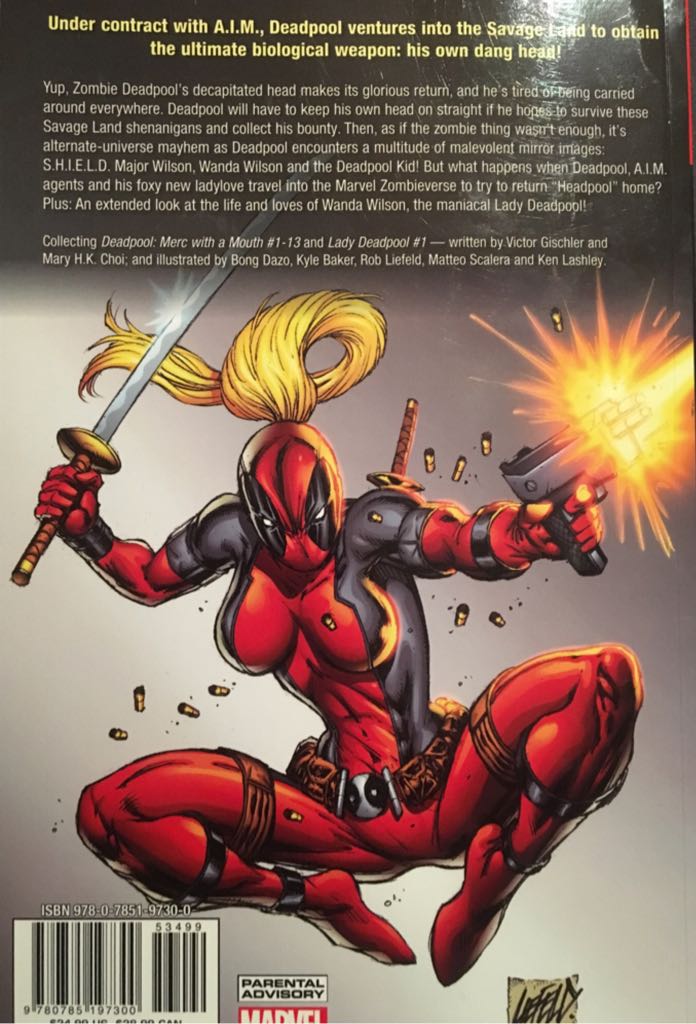 Deadpool Classic: Merc With a Mouth - Marvel Comics (11) comic book collectible [Barcode 978078519730053499] - Main Image 2