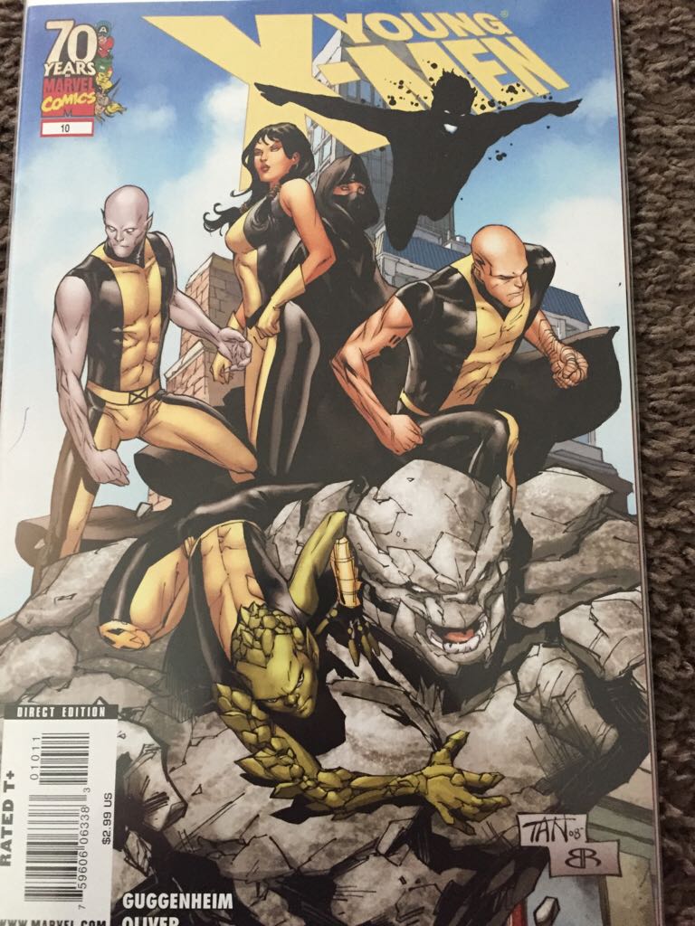 Young X-Men  (10) comic book collectible [Barcode 09281021858] - Main Image 1