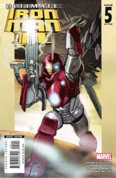Ultimate Iron Man II - Marvel Comics (5 - Jul 2008) comic book collectible [Barcode 759606057504] - Main Image 1