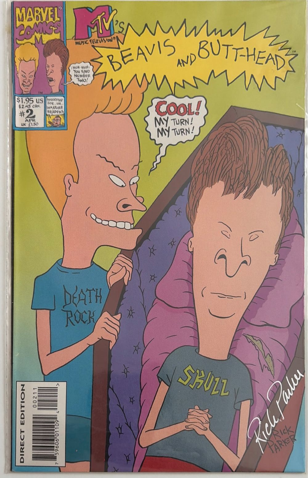 Beavis And Butt-Head - Marvel Comics (2 - 04/1994) comic book collectible - Main Image 2