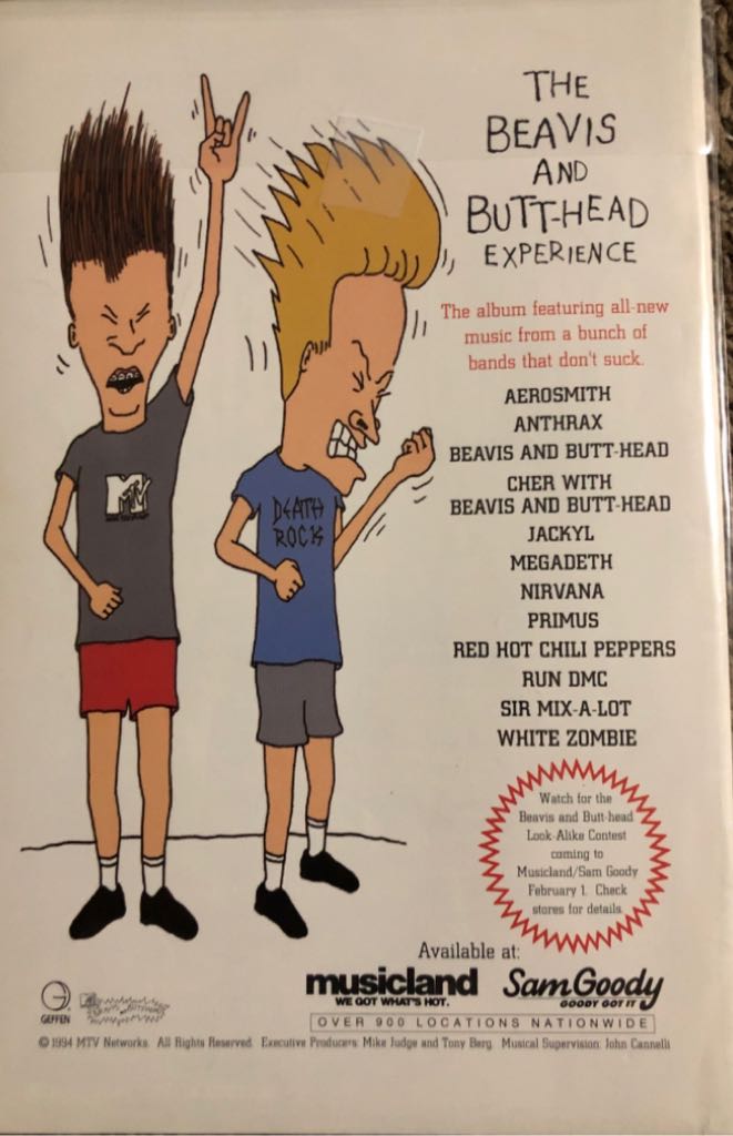 BEAVIS AND BUTT-HEAD - Marvel Comics (1 - 03/1994) comic book collectible [Barcode 759606011094] - Main Image 2