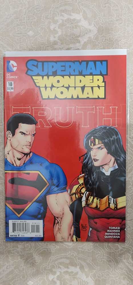 Superman/Wonder Woman - DC Comics (18 - Aug 2015) comic book collectible [Barcode 761941318486] - Main Image 2