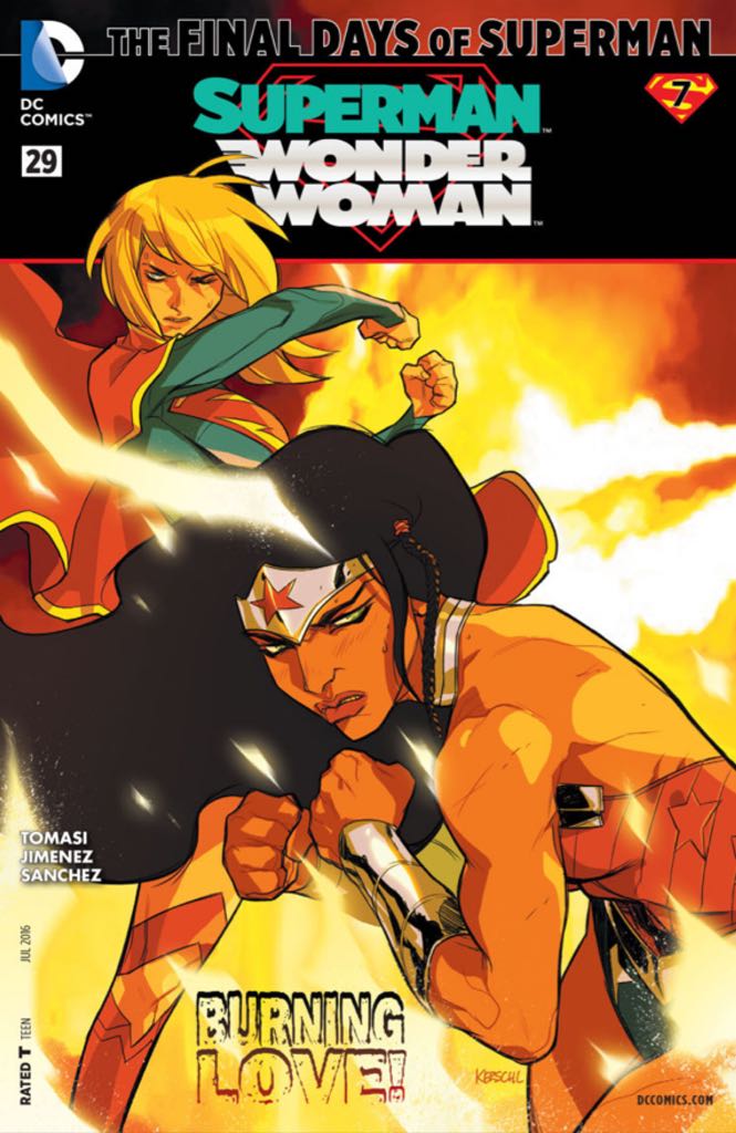 Superman / Wonder Woman - DC Comics (29 - Jul-16) comic book collectible [Barcode 76194131848602911] - Main Image 2