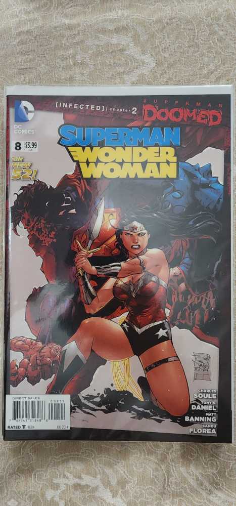Superman/Wonder Woman - DC Comics (8 - Jul 2014) comic book collectible [Barcode 761941318486] - Main Image 2