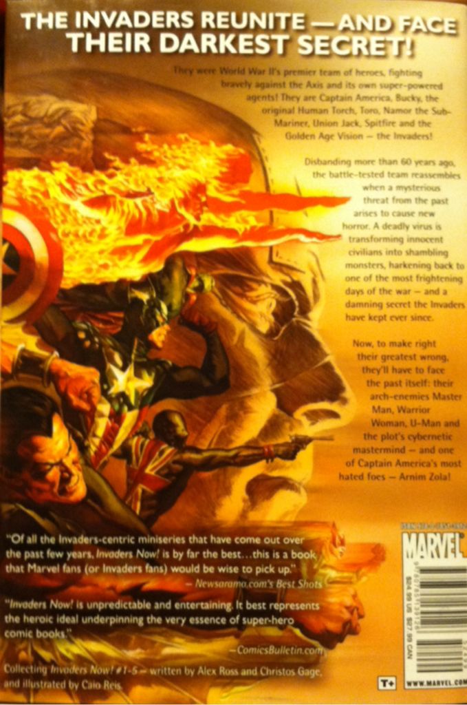 Invaders Now! - Marvel comic book collectible - Main Image 2