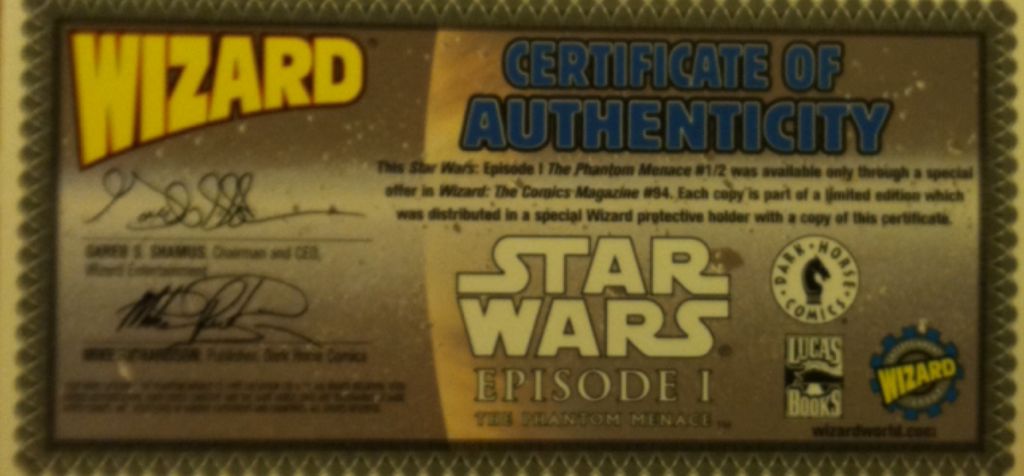 Star Wars: Episode I - The Phantom Menace - Dark Horse Comics (0.5 - May 1999) comic book collectible [Barcode 9781840230253] - Main Image 2