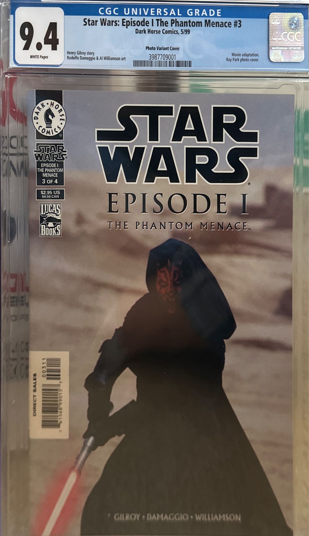 Star Wars: Episode I: The Phantom Menace - Dark Horse Comics (3 of 4 - Jun 1999) comic book collectible [Barcode 76156899015700311] - Main Image 2