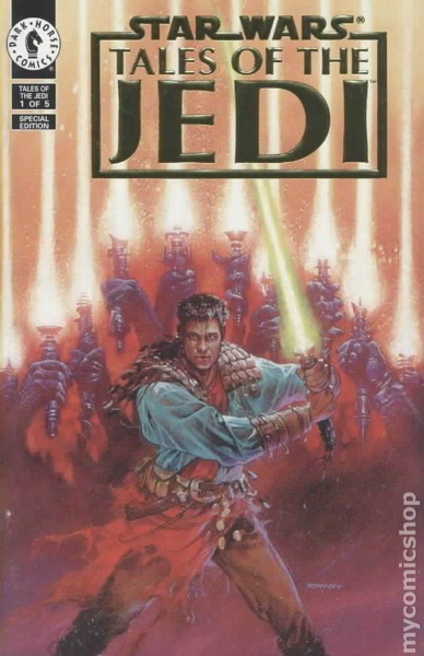 Star Wars: Tales Of The Jedi 1 - Dark Horse Comics (1 - Oct 1993) comic book collectible [Barcode 978156971020351495] - Main Image 1
