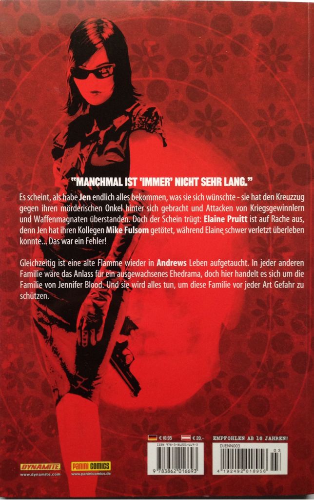 Jennifer Blood - Dynamite Entertainment (3 - May 2011) comic book collectible [Barcode 725130164636] - Main Image 2