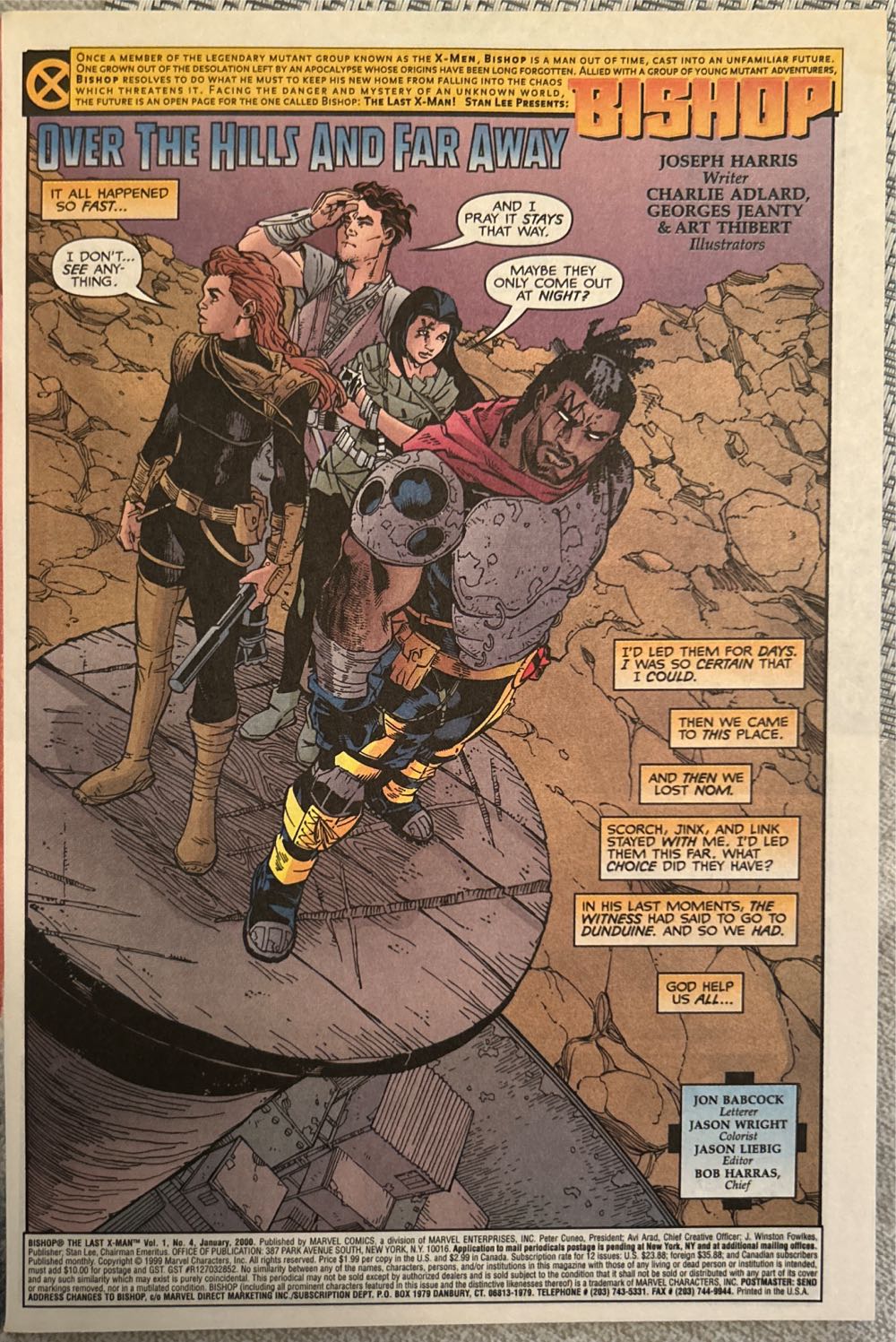 Bishop: The Last X-Man - Marvel (4 - Jan 2000) comic book collectible [Barcode 75960604782600411] - Main Image 3