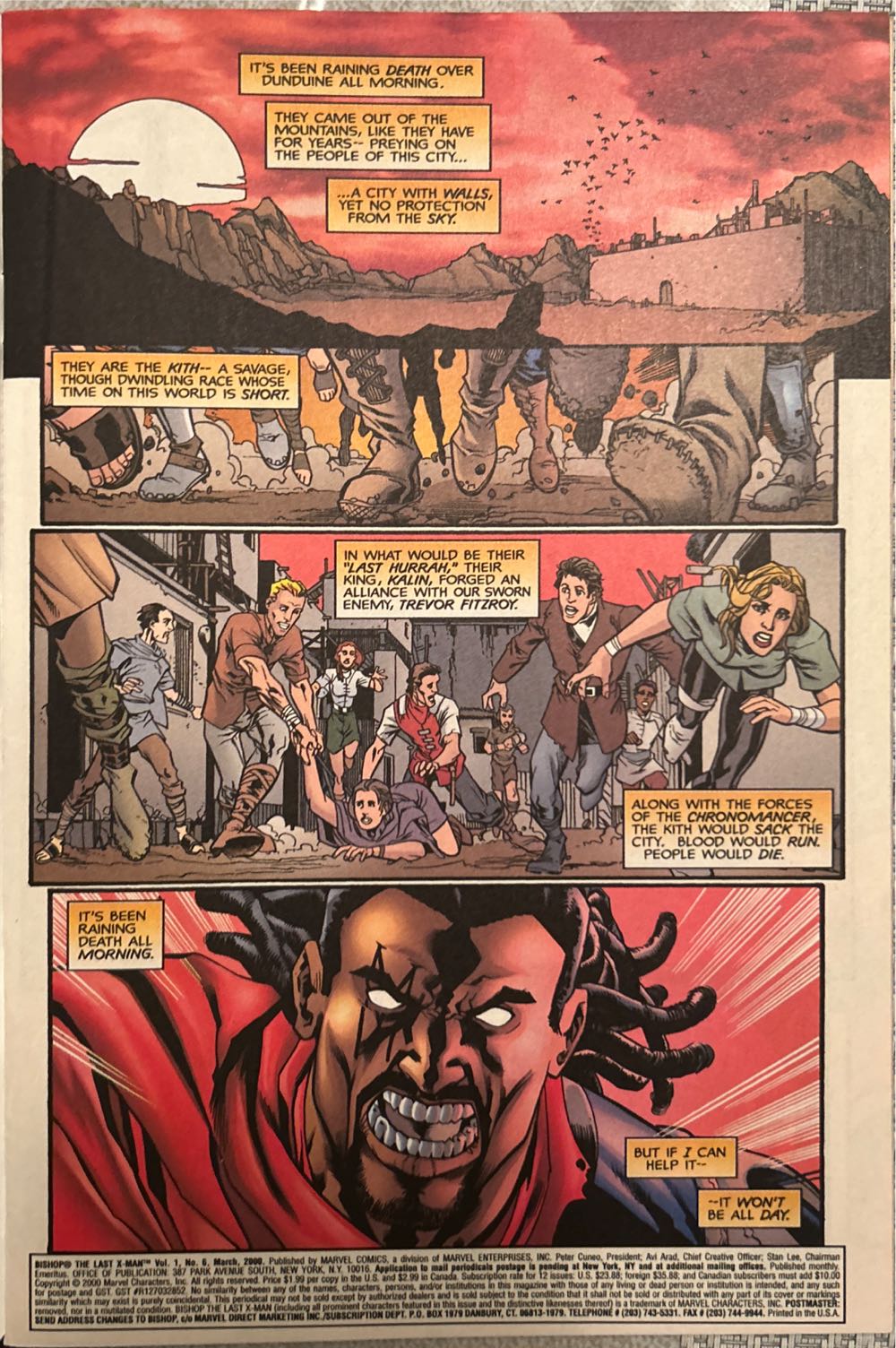 Bishop: The Last X-Man - Marvel Comics (6 - 2000-03-01) comic book collectible [Barcode 75960604782600611] - Main Image 3