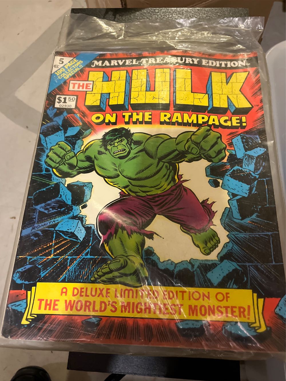 Marvel Treasury Edition - Marvel Comics (5 - 06/1975) comic book collectible - Main Image 3