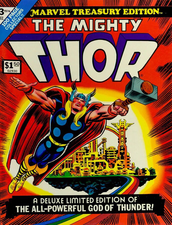 Marvel Treasury Edition - Marvel Comics (3 - 11/1974) comic book collectible - Main Image 1