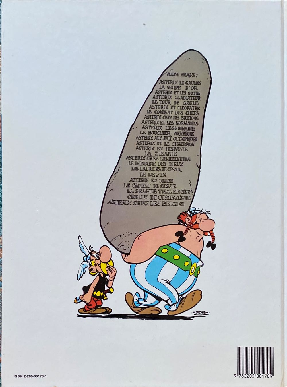 Astérix T7 Dargaud Astérix Le Combat Des Chefs - Dargaud (7 - Dec 1988) comic book collectible [Barcode 9782205001709] - Main Image 2