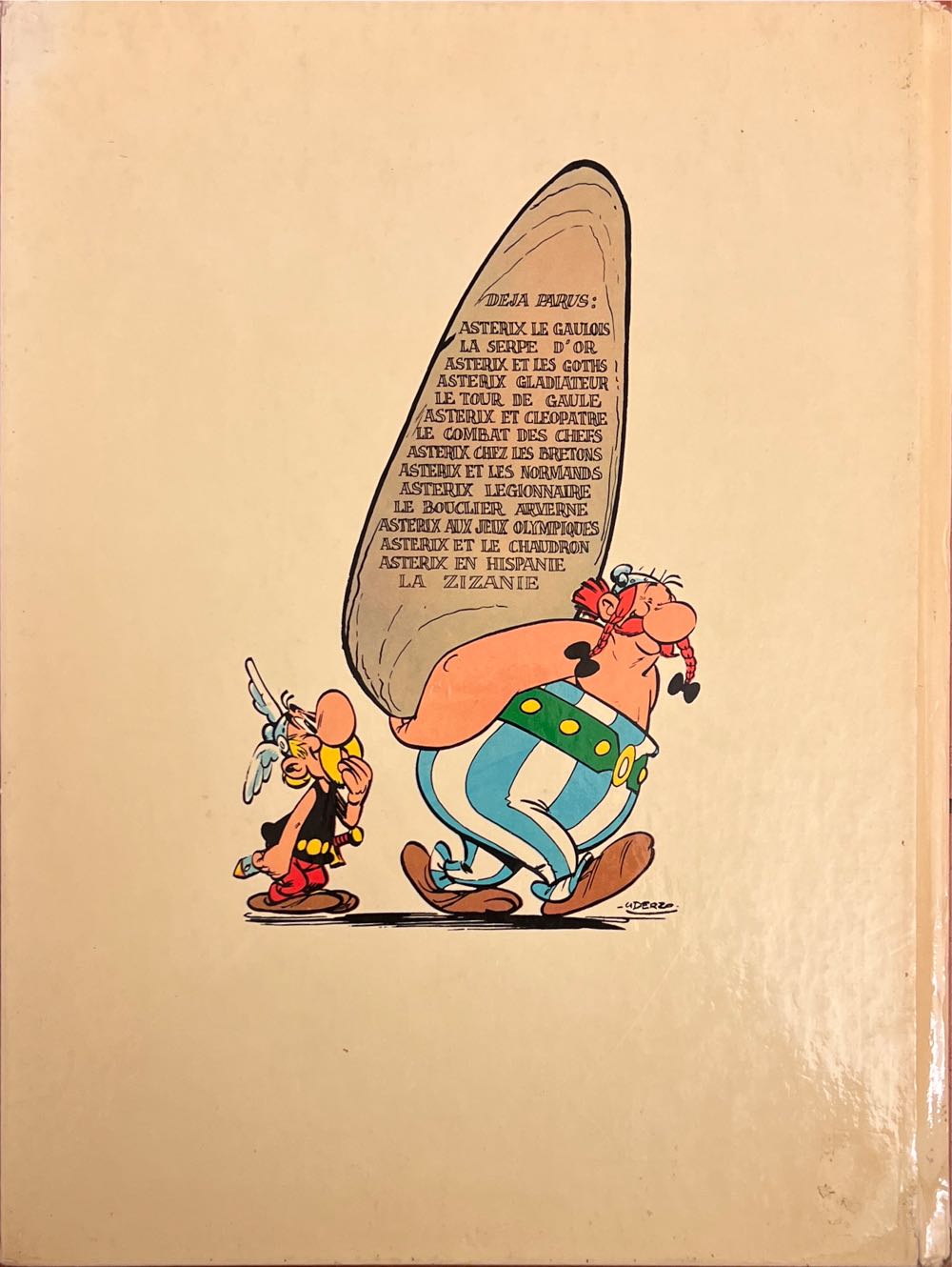 Astérix T15 Dargaud Original  La Zizanie  (15 - Apr 1970) comic book collectible [Barcode 9782012100152] - Main Image 2