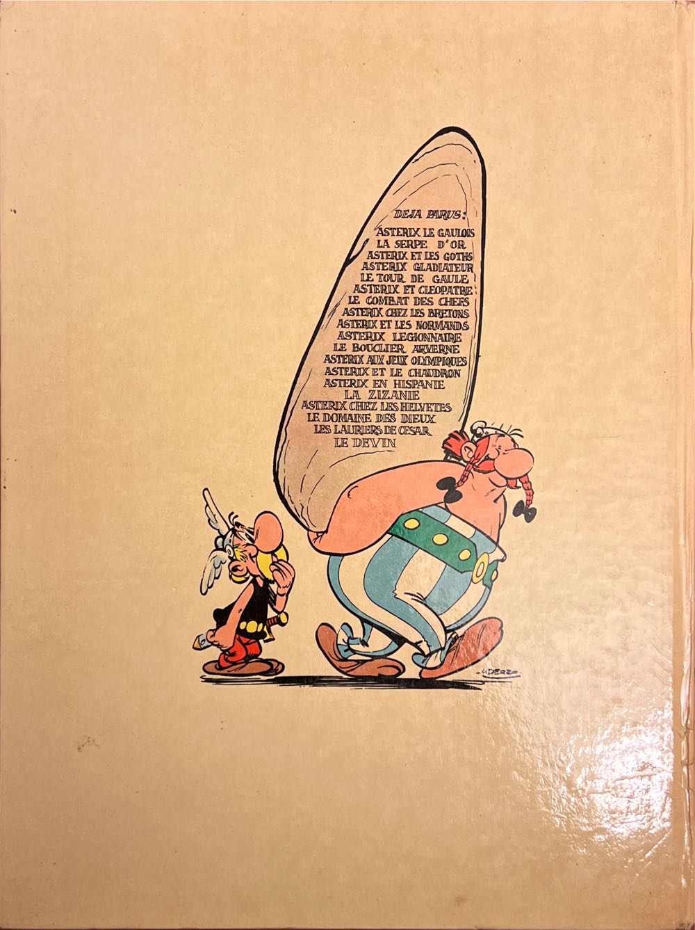 Astérix Le Devin - Dargaud Éditeur (19) comic book collectible [Barcode 9782012100190] - Main Image 2