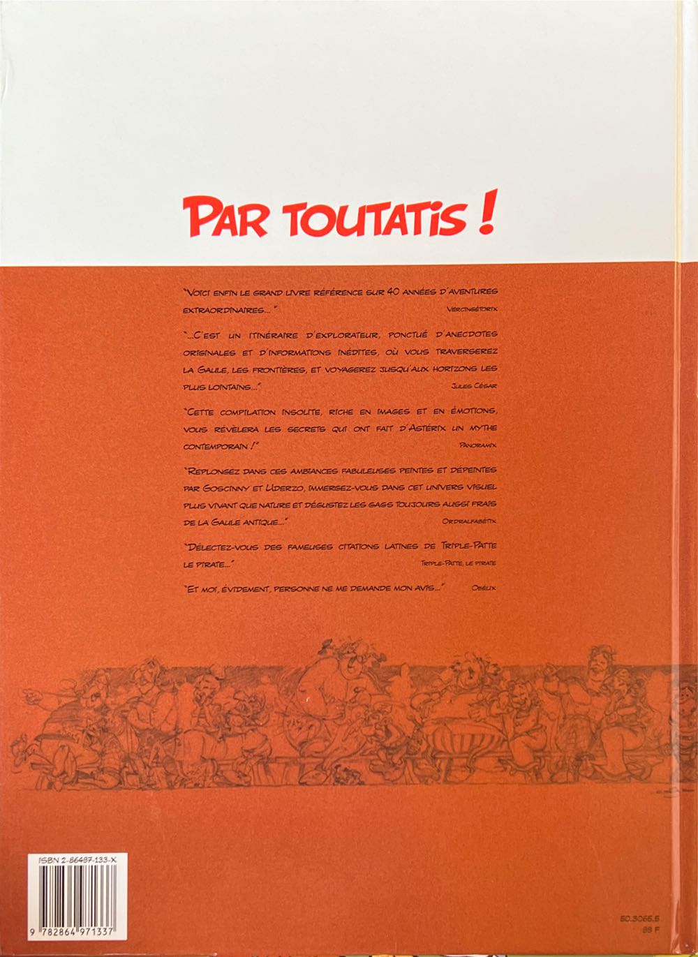 Astérix T32 Albert René Le Livre d’Or d’Astérix Le Gaulois  (1 - Sep 1999) comic book collectible [Barcode 9782864971337] - Main Image 2