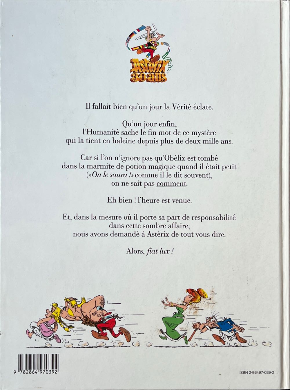 Comment Obélix est tombé dans la Marmite du Druide quand Il était Petit  (40 - Aug 1989) comic book collectible [Barcode 9782864970392] - Main Image 2