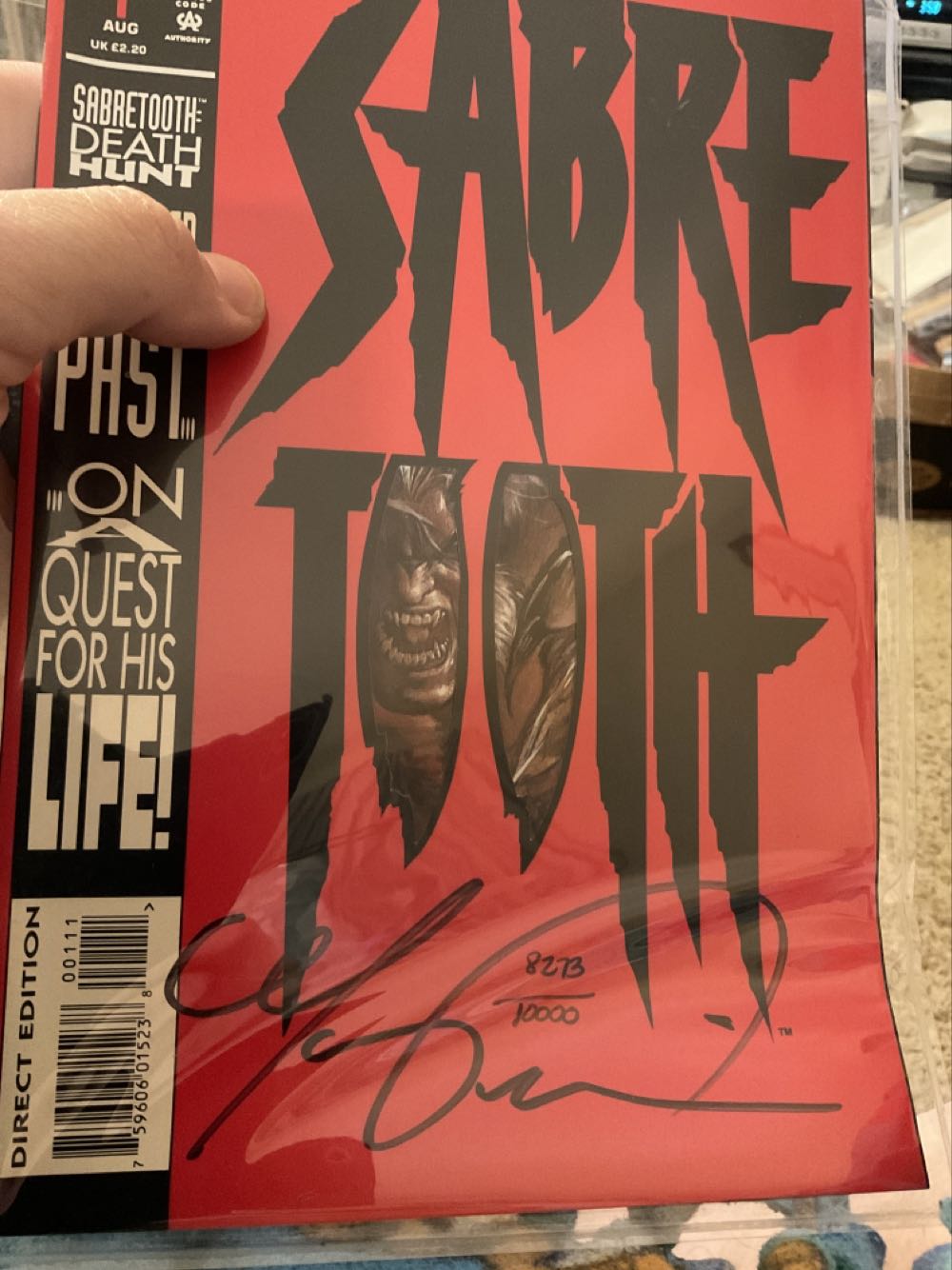 Sabretooth #1 - Marvel Comics (1 - Aug 1993) comic book collectible [Barcode 75960601523800111] - Main Image 2