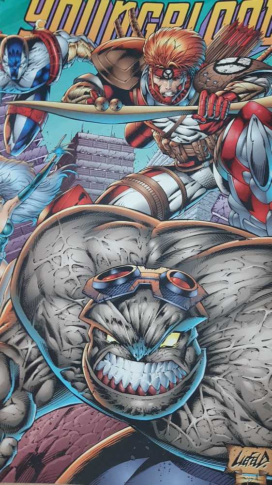 Youngblood (1995) - Image Comics (2 - Oct 1995) comic book collectible [Barcode 709853008651] - Main Image 2