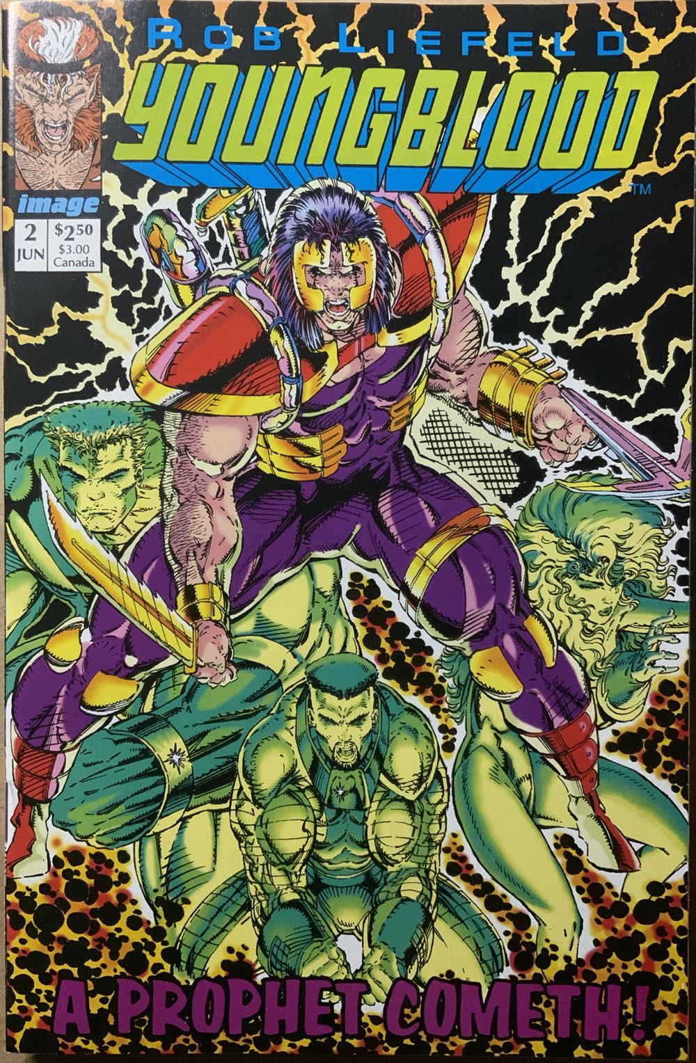 Youngblood #2 - Image Comics (2 - Jul 1992) comic book collectible [Barcode 709853008651] - Main Image 2