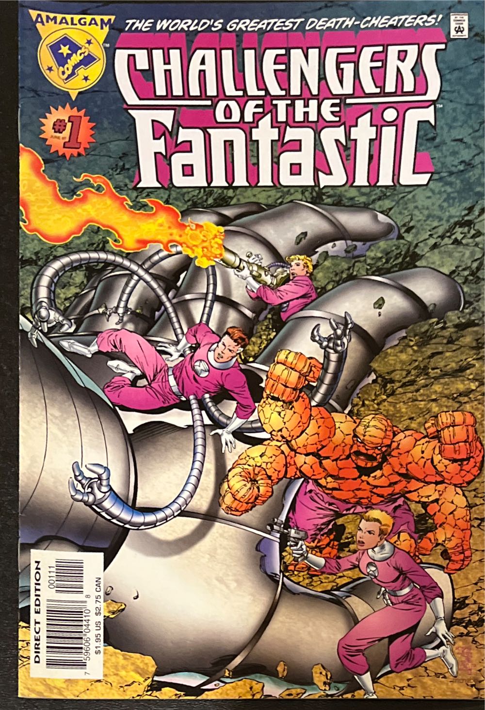 Challengers Of The Fantastic - Amalgam Comics (1 - Jun 1997) comic book collectible [Barcode 071486035077] - Main Image 2