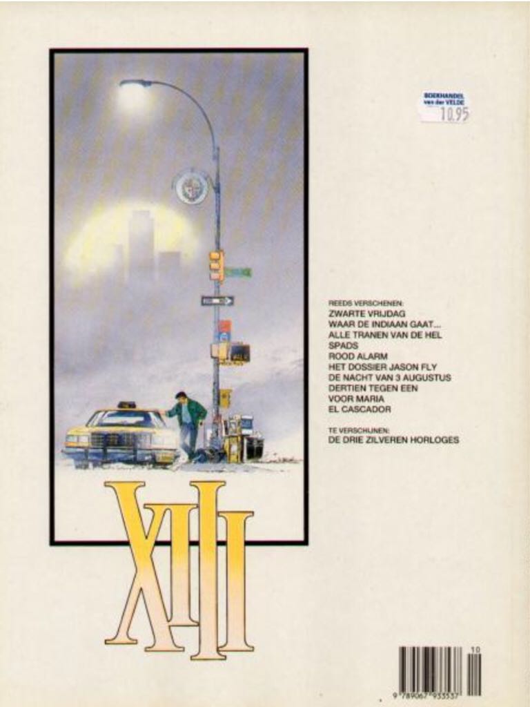 XIII 10 El Cascador - Dargaud (10) comic book collectible [Barcode 9789067933537] - Main Image 2