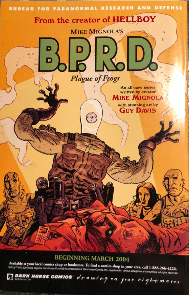 Hellboy: The Corpse - Dark Horse (1 - 03/2004) comic book collectible [Barcode 000000000] - Main Image 2