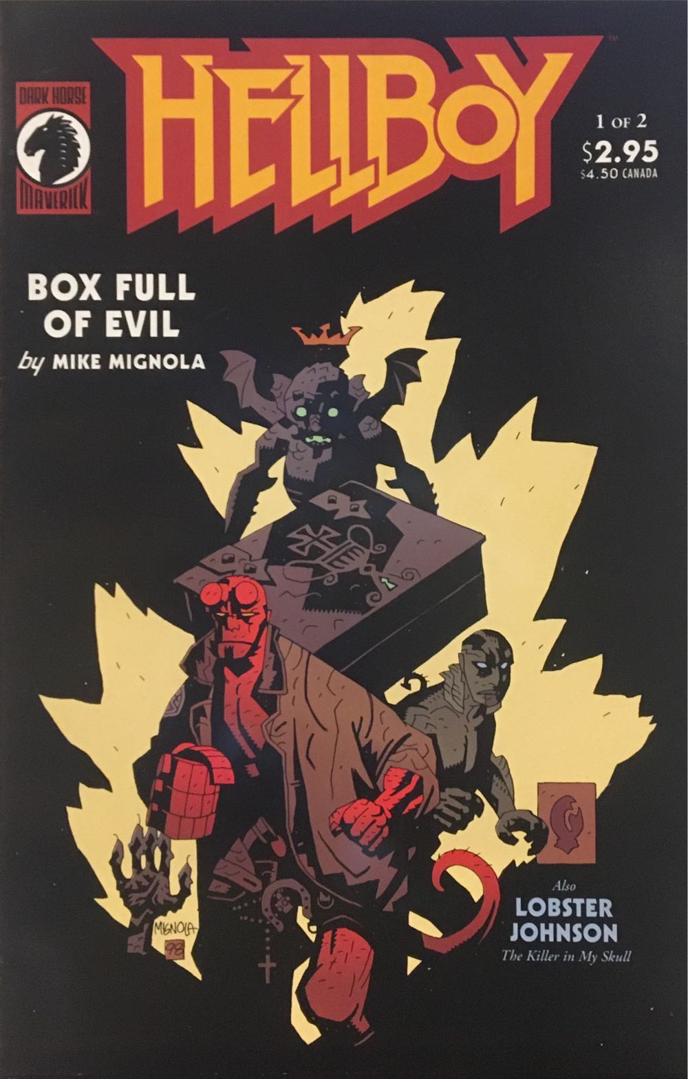 Hellboy: Box Full Of Evil - Dark Horse Comics (1 - Aug 1999) comic book collectible [Barcode 76156898306700111] - Main Image 2